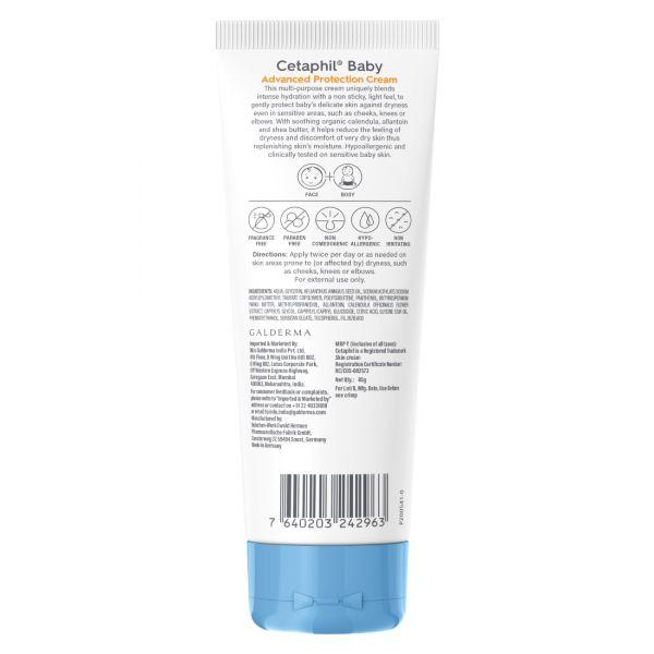 Cetaphil Baby Advance Protection Cream with Organic Calendula, 85gm