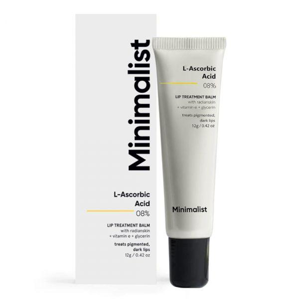 Minimalist 8% L-Ascorbic Acid Lip Treatment Balm, 12gm