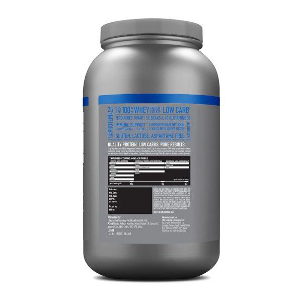 Isopure Low Carbs Creamy Vanilla Flavour 2.20LB, 1kg