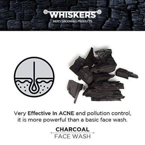 Whiskers Charcoal Face Wash, 100ml