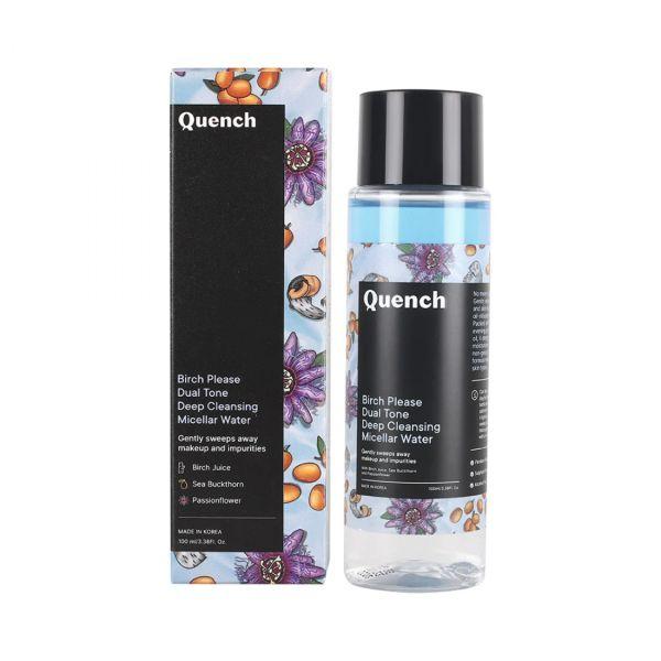 Quench Birch Please Dual Tone Deep Cleansing Micellar Water, 100ml