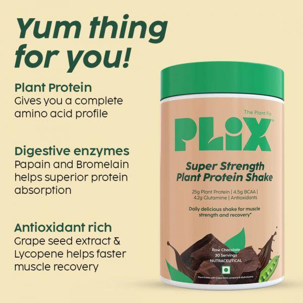 Plix The Plant Fix Strength Vegan Plant Protein Powder, 1kg