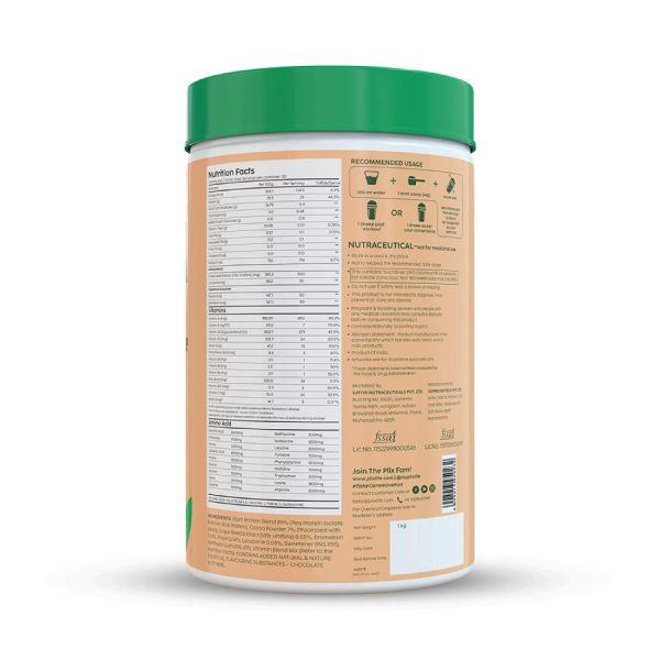 Plix The Plant Fix Strength Vegan Plant Protein Powder, 1kg