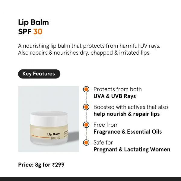 Minimalist SPF 30 Lip Balm, 8gm