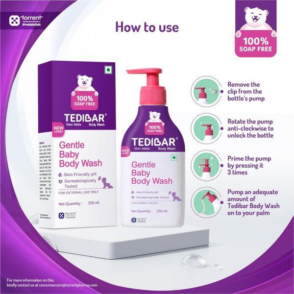 Tedibar Baby Body Wash, 250ml