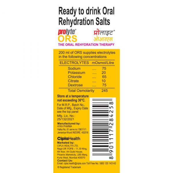 Cipla Prolyte Ors (Pineapple), 200ml