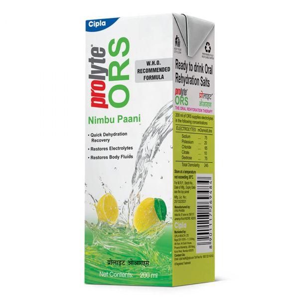 Cipla Prolyte Ors (Nimbu Paani), 200ml