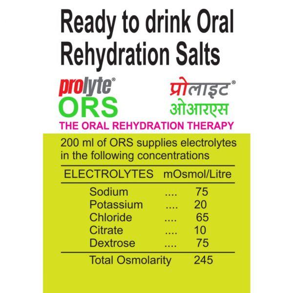 Cipla Prolyte Ors (Nimbu Paani), 200ml