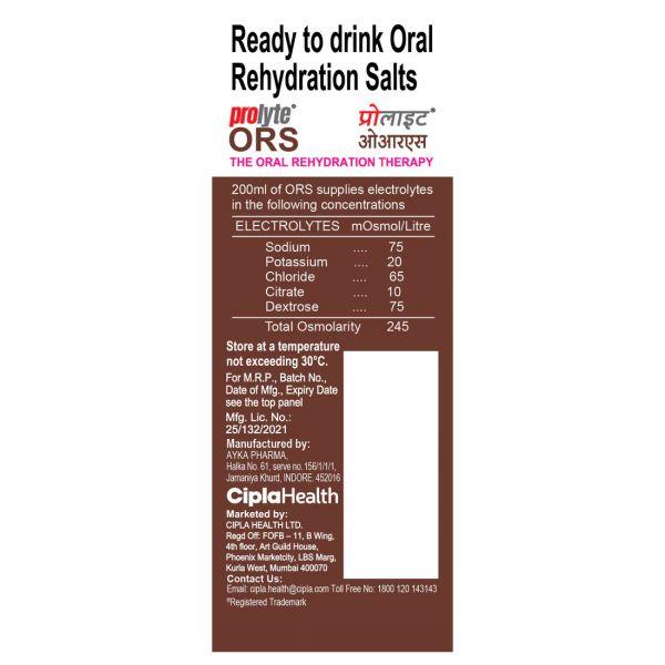 Cipla Prolyte Ors (Jeera), 200ml