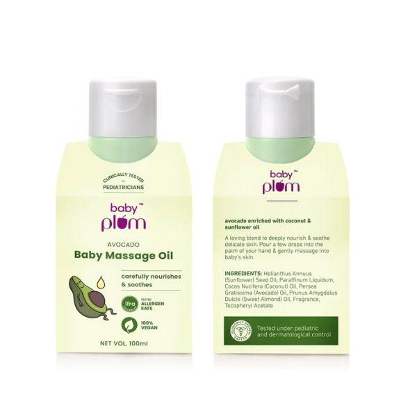 Baby Plum Avocado Massage Oil, 100ml