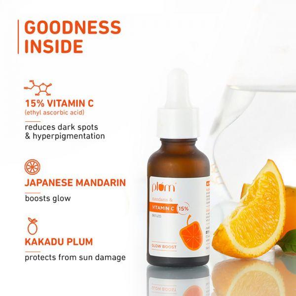 Plum Mandarin & Vitamin C Face Serum, 30ml