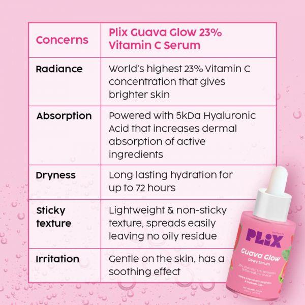 Plix Guava Glow Dewy Serum, 20ml