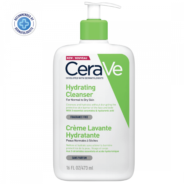 CeraVe Hydrating Facial Cleanser (For Normal to Dry Skin), 473ml