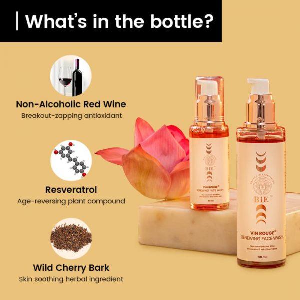 BiE Vin Rouge - Renewing Face Wash, 50ml