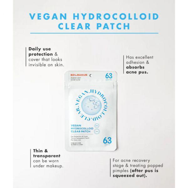 Nolahour Vegan Hydrocolloid Clear Patch, 63patches