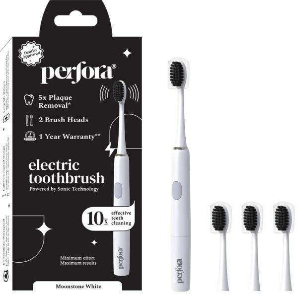 Perfora Moonstone White Electric Toothbrush, 1kit