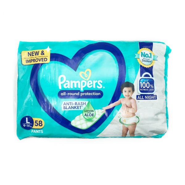 Pampers Pants Large 9-14kg, 58pcs