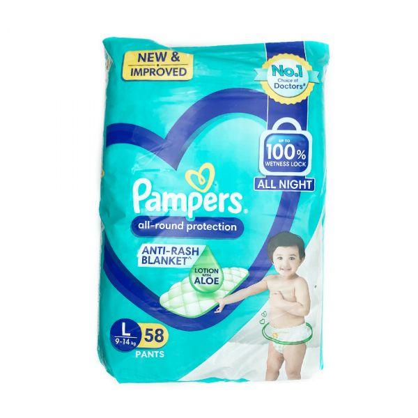 Pampers Pants Large 9-14kg, 58pcs