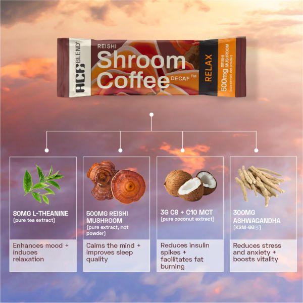 Ace Blend Reishi Shroom Coffee (Relax), 120gm