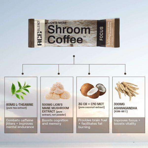 Ace Blend Lion's Mane Shroom Coffee (Focus), 120gm