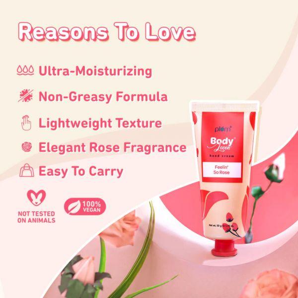 Plum BodyLovin Feelin' So Rose Hand Cream, 50gm