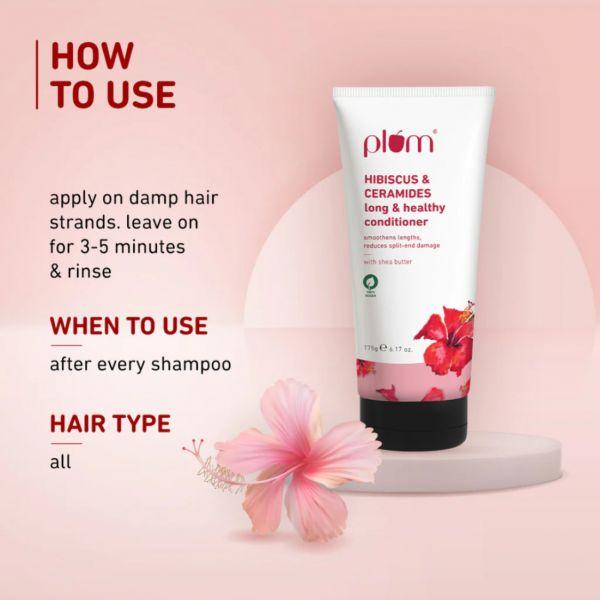 Plum Hibiscus & Ceramides Long & Healthy Conditioner, 250ml