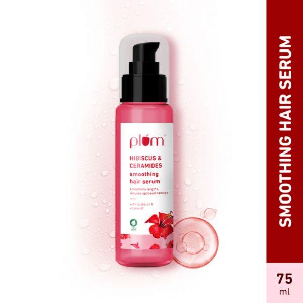 Plum Hibiscus & Ceramides Smoothing Hair Serum, 75ml