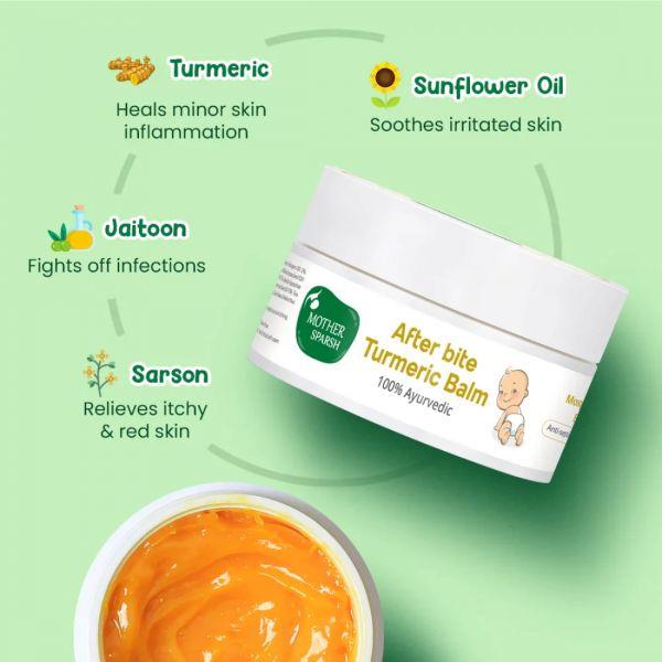 Mother Sparsh After Bite Turmeric Balm, 25gm