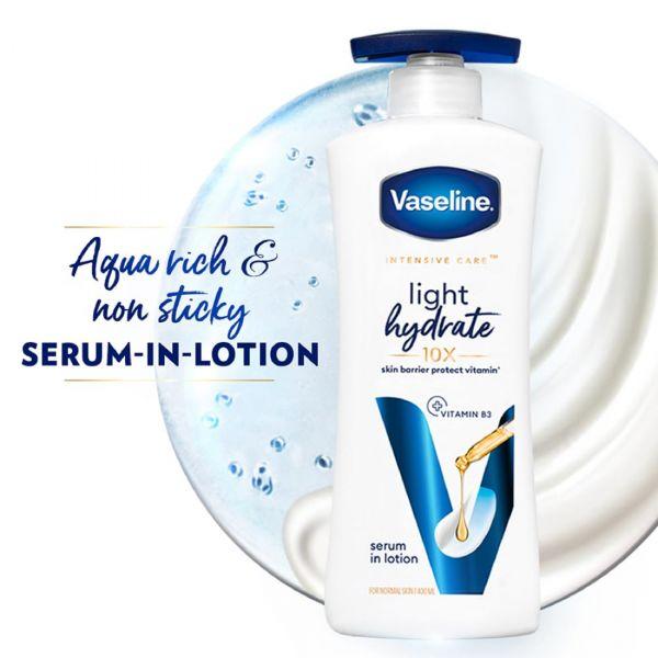 Vaseline Light Hydrate Serum In Lotion, 400ml