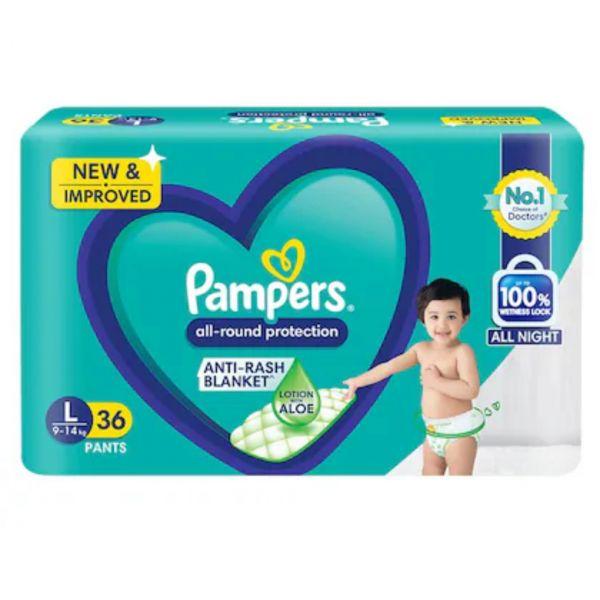 Pampers Pants L 9-14kg, 36pcs