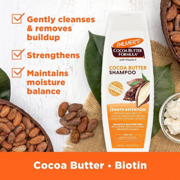 Palmer's Cocoa Butter & Biotin Length Retention Shampoo, 400ml