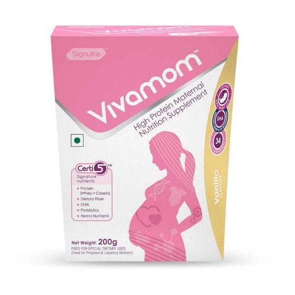 Vivamom High Protein Maternal Nutrition Supplement (Vanilla), 200gm