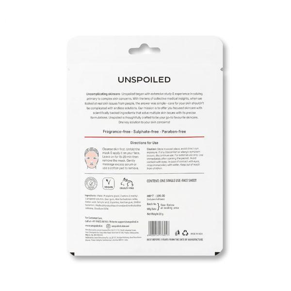 Unspoiled Clear & Breakout Control Face Sheet, 20gm