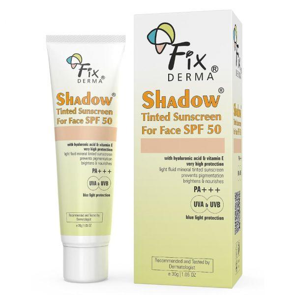 Fixderma Shadow Tinted Sunscreen SPF 50, 30gm