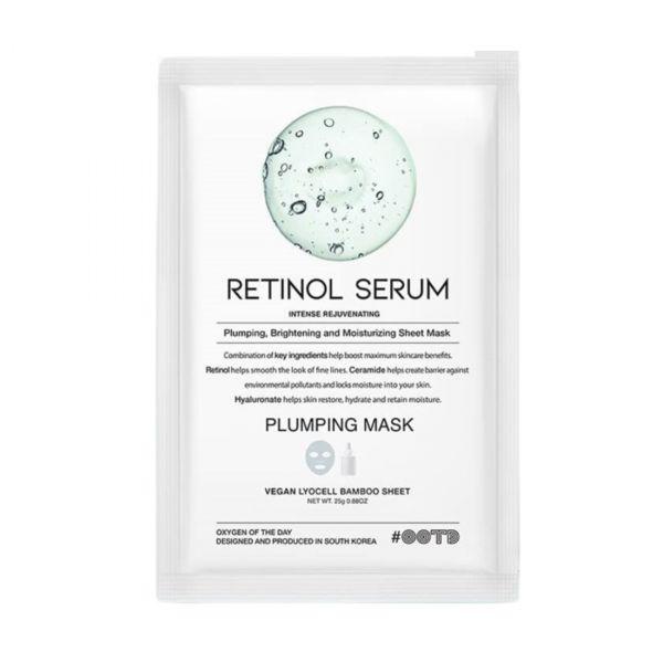 OOTD Retinol Serum Plumping Mask, 25gm