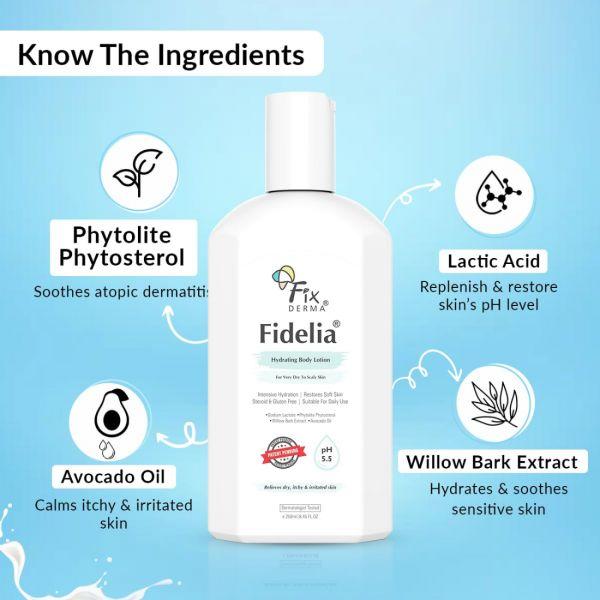 Fixderma Fidelia Hydrating Body Lotion, 250ml