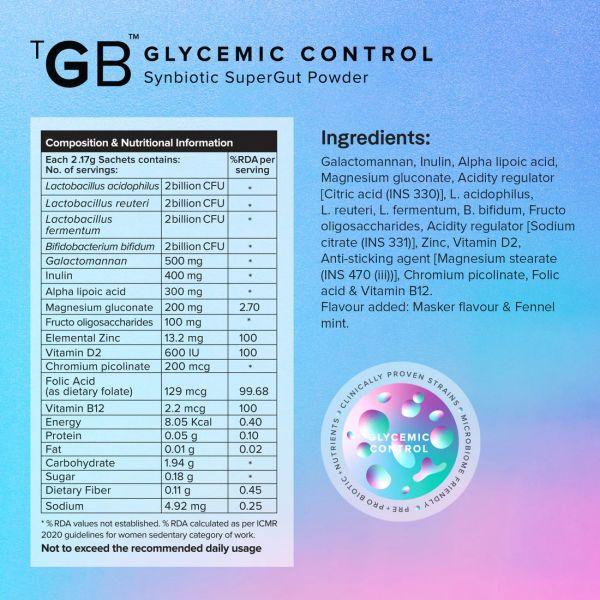 The GoodBug Glycemic Control, 15sachets