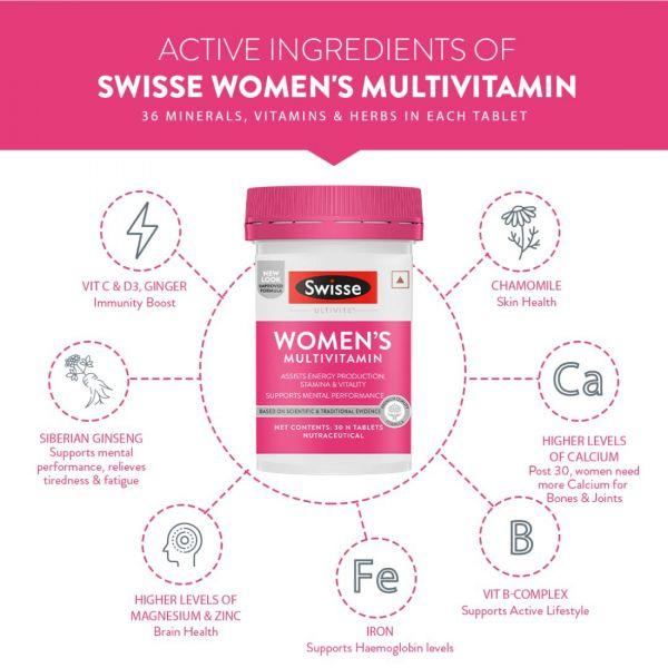 Swisse Women's Multivitamin, 30tabs