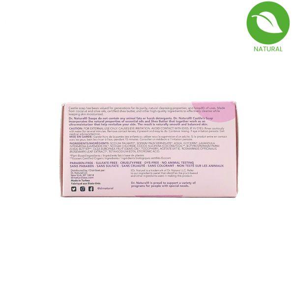 Dr. Natural Lavender Castile Bar, 226gm