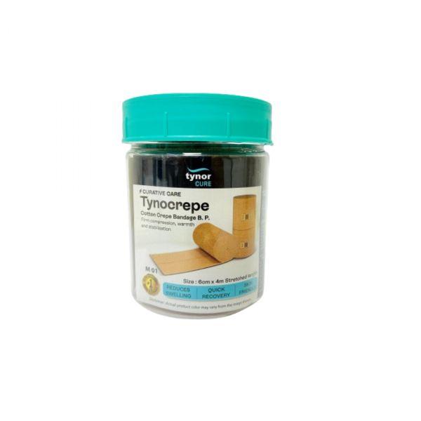 Tynor Tynocrepe Cotton Bandage M01 (6cm*4m), 1pc