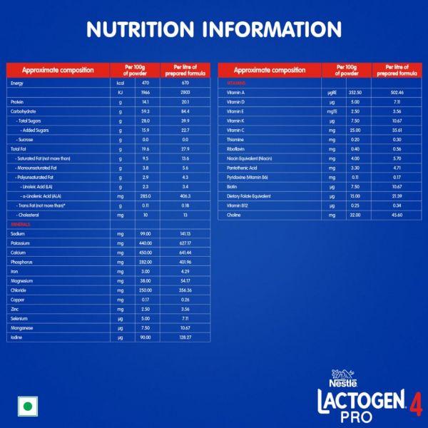 Lactogen Pro-4 Follow up Formula, 400gm