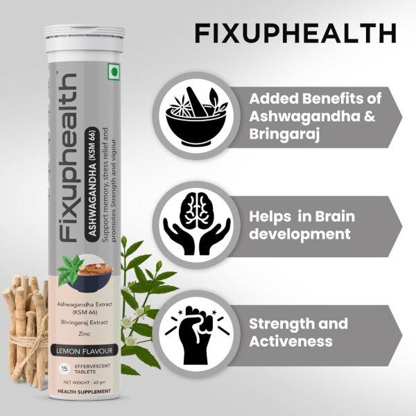 Fixuphealth Ashwagandha KSM 66, 15tabs