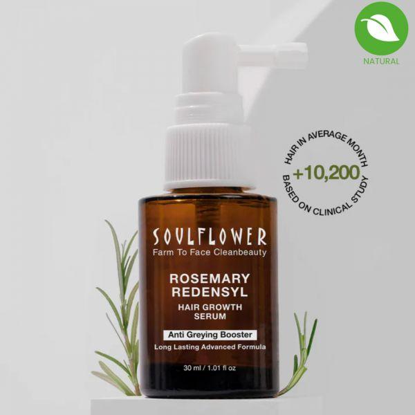 Soulflower Rosemary Redensyl Hair Growth Serum, 30ml