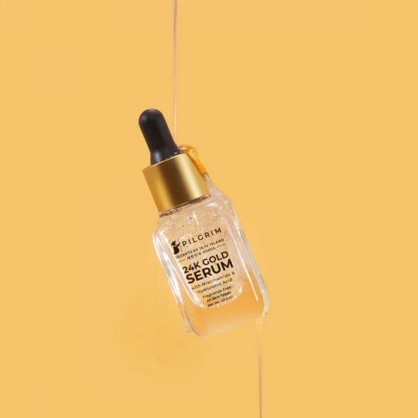 Pilgrim 24K Gold Face Serum with Niacinamide & Hyaluronic Acid, 20ml