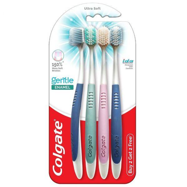 Colgate Gentle Enamel Ultra Soft Bristles, 4pcs