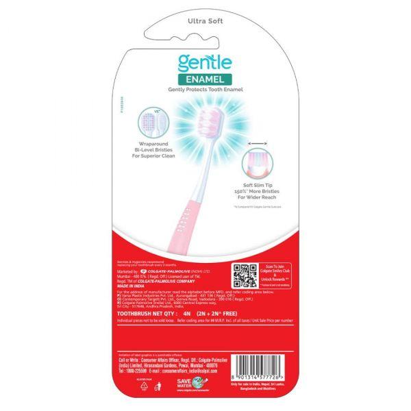 Colgate Gentle Enamel Ultra Soft Bristles, 4pcs