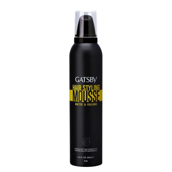 Gatsby Hair Styling Mousse - Matte & Volume, 250ml