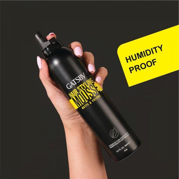 Gatsby Hair Styling Mousse - Matte & Volume, 250ml