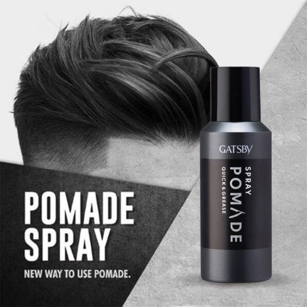 Gatsby Quick & Grease Spray Pomade, 150ml