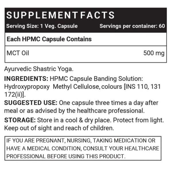 Inlife MCT Oil, 60Caps